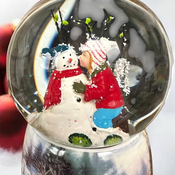 Frosty the Snowman Musical Snow Globe Romans Christmas Deer Snowball Fig… - Picture 3 of 11